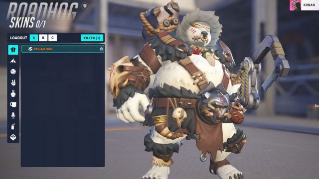 Skin Polar Hog de Roadhog dans OW2.