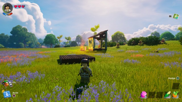 regresar al mundo en Lego Fortnite