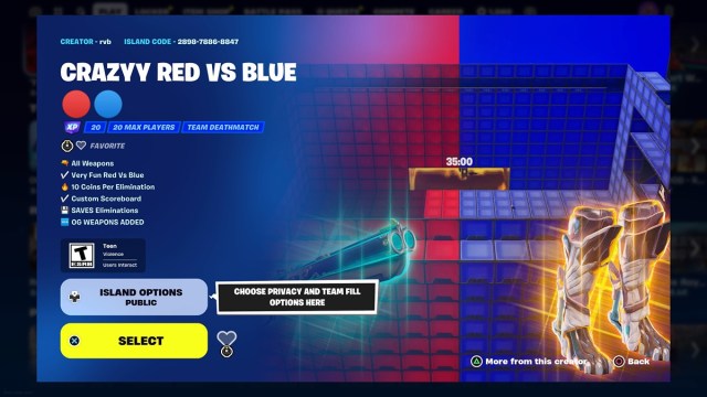 Tarjeta Crazy Red VS Blue