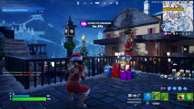 encontrar regalos robados en Fortnite