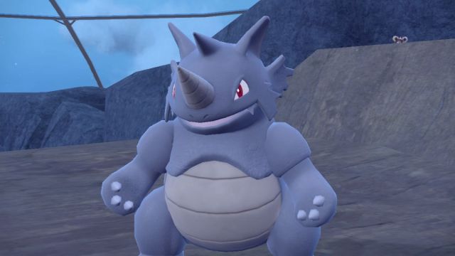 Rhydon en el disco Pokémon Índigo