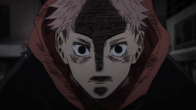 Yuji mira fijamente las ruinas de Shibuya después de una crisis en Jujutsu Kaisen