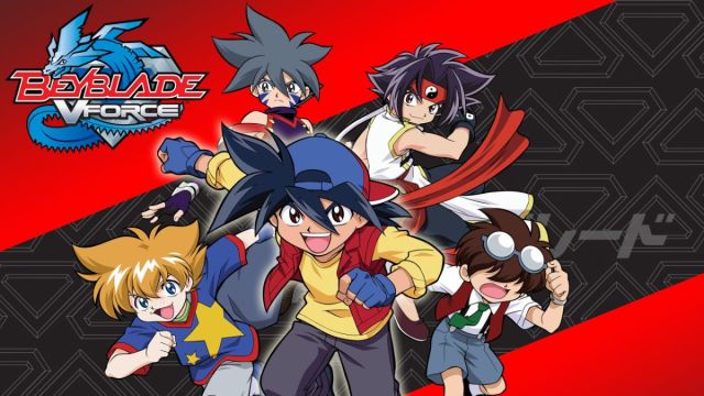 Ilustración promocional de Beyblade V Force