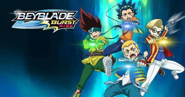 Ilustración promocional de Beyblade Burst Rise