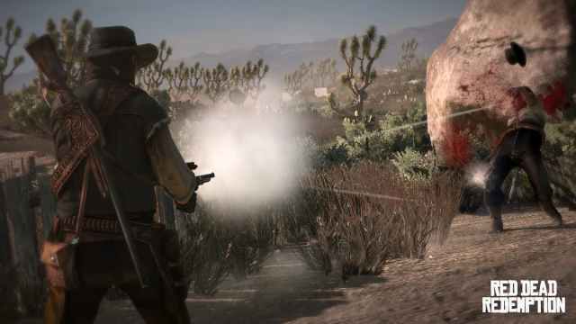 Tiroteo en el desierto en Red Dead Redemption