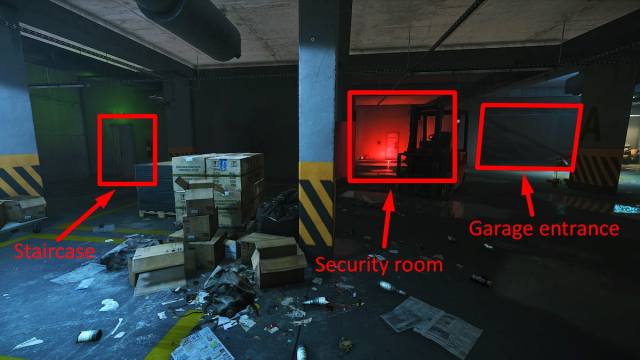 Sala de seguridad de Concordia que se abre con la llave CSR en Escape From Tarkov