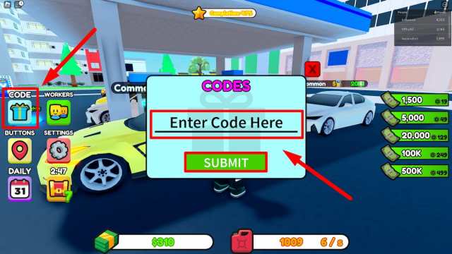 Cómo canjear códigos en Gas Station Tycoon 2