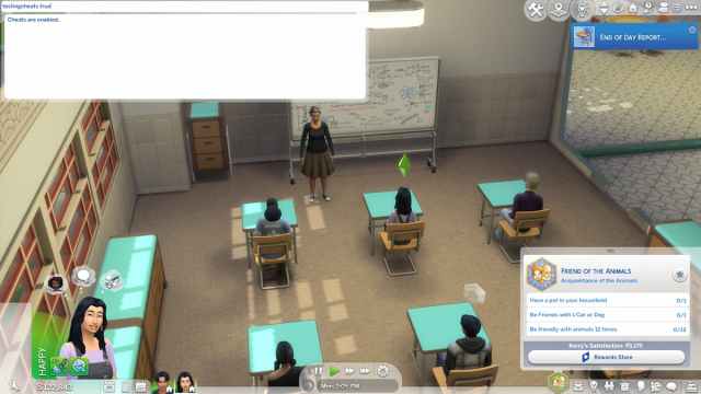 Trucos habilitados en Los Sims 4