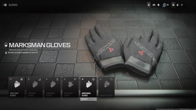 Guantes de francotirador MW3 