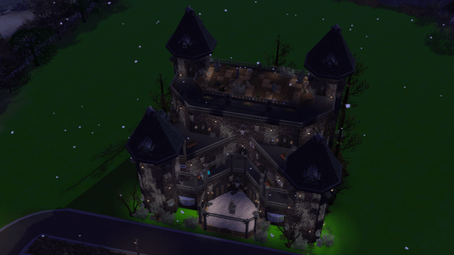 castillo de vampiros drácula sims 4