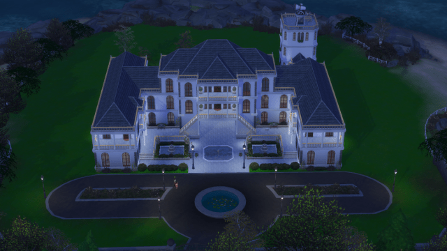 castillo francés sims 4