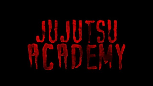 El logotipo de la Academia Jujutsu.