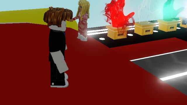 El lobby de Slap Battles en Roblox.