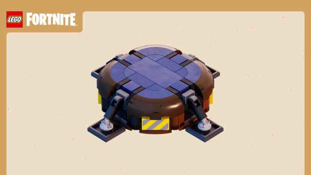 Plataforma de lanzamiento en LEGO Fortnite.