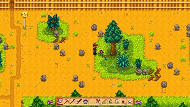 Ferrocarril del guisante dulce de Stardew Valley