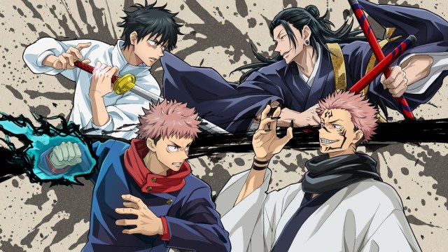 Yuji et Yuta s'affrontent avec Geto et Sukuna dans Jujutsu Kaisen Cursed Clash Promo Art