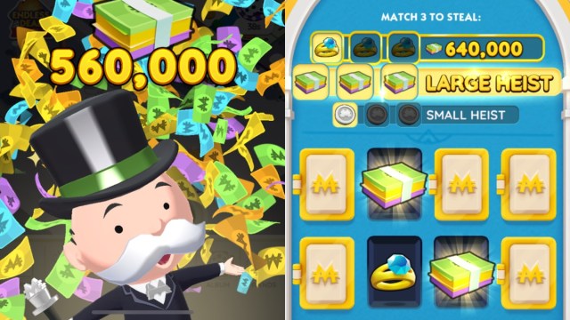 Imagen promocional de recompensa en efectivo de Monopoly Go