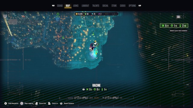 Ubicación del mapa del Trofeo Riddler Root en Kill the Justice League