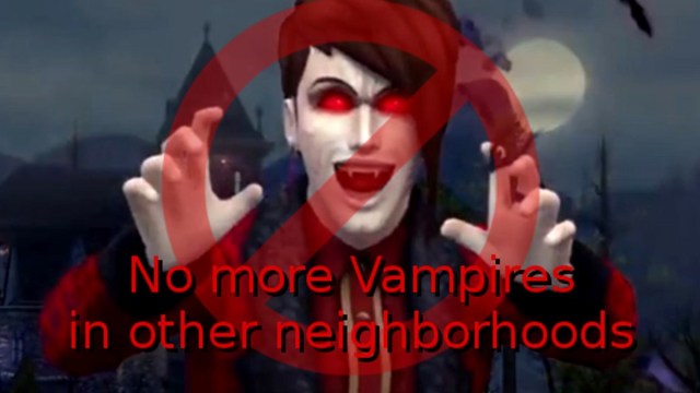 Más modificaciones de vampiros en Los Sims 4