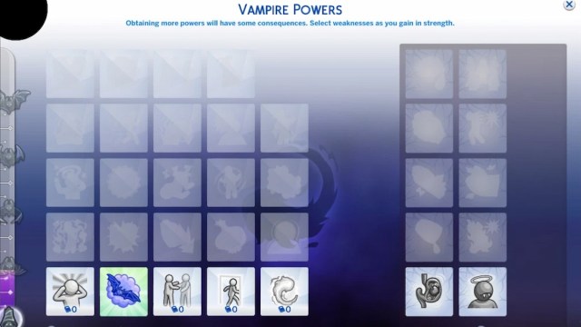 Mod gratuito de ventajas vampíricas en Los Sims 4