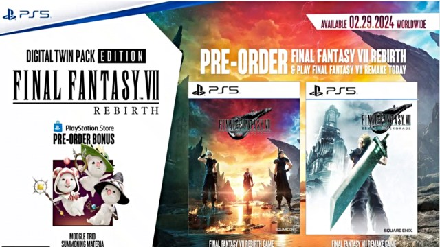 Final Fantasy VII Rebirth qué es Twin Pack Deluxe Edition