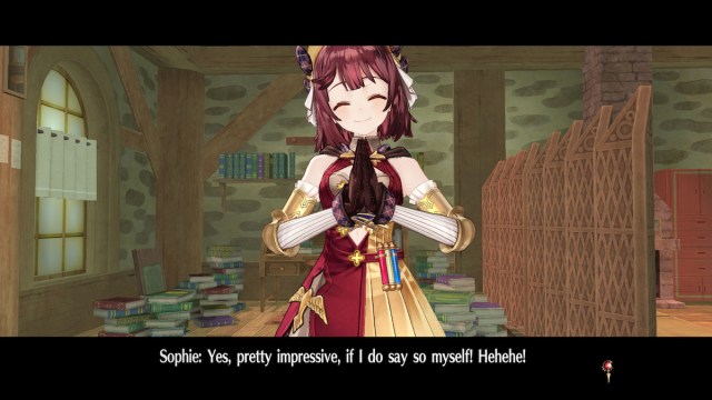 Atelier Sophie L'Alchimiste du livre mystérieux Scène de dialogue