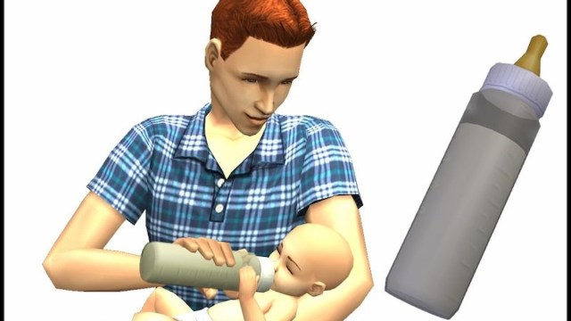 El mejor mod de biberón en Los Sims 2