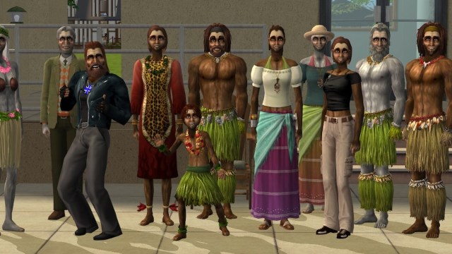 Diseño de Pie Grande de los Sims 2