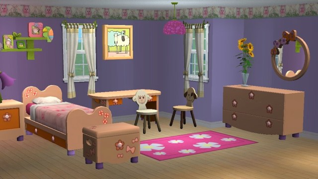 Mod de habitación de princesa en Los Sims 2