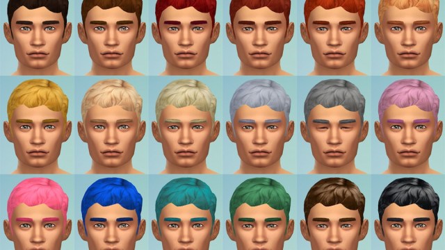 Cabello de estatua griega en Los Sims 4