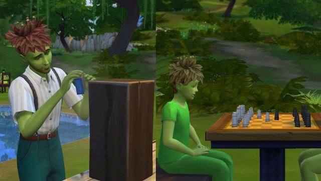 Cabello Plantsim en Los Sims 4