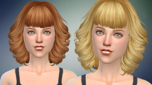 Mod Sims 4 pelo corto y rizado