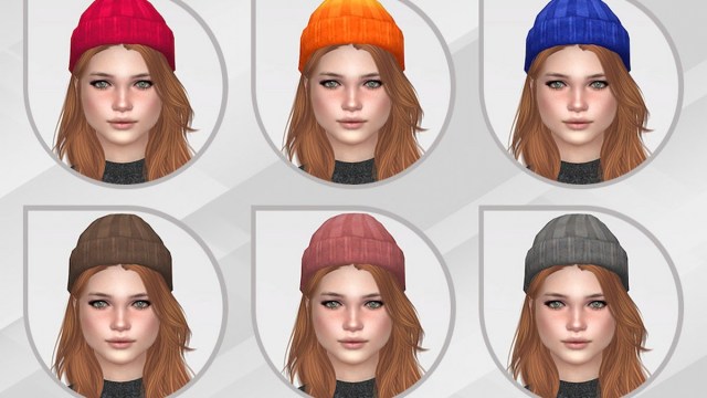 Sims 4 Gorro de pelo Mod