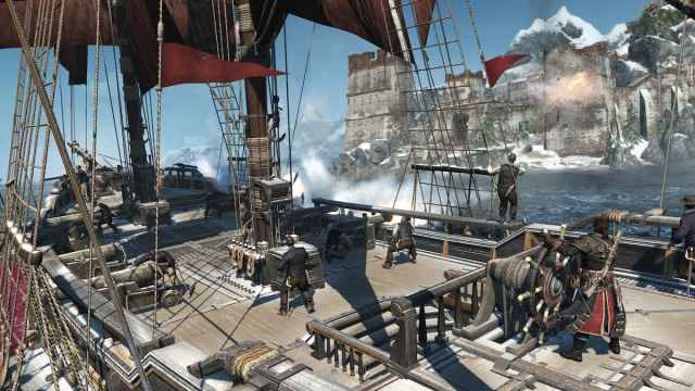 Pilotando un barco en Assassin's Creed Rogue Remastered