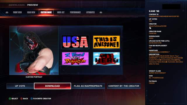 98' Creación de la comunidad Kane en WWE 2K24