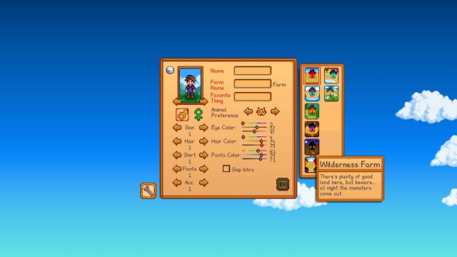 Granja salvaje de Stardew Valley