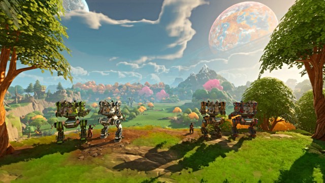 Un vasto campo en Lightyear Frontier.