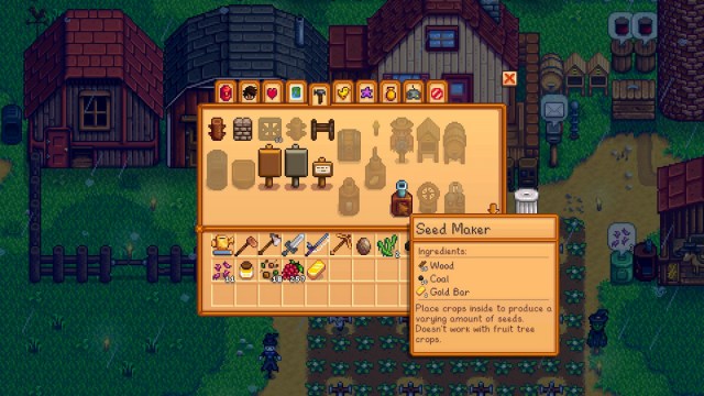 stardew Valley semillas antiguas fabricante de semillas