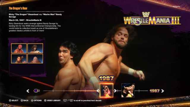 WrestleMania 3 Escaparate 1 WWE 2K24