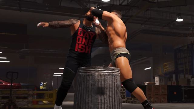 Arma basura en WWE 2K24