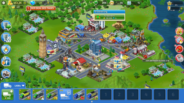 ciudad virtual parque infantil construcción magnate ciudad vista superior juegos como astuto sasquatch