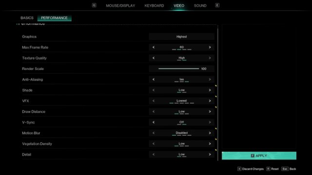 Una vez que la configuración de gráficos humanos