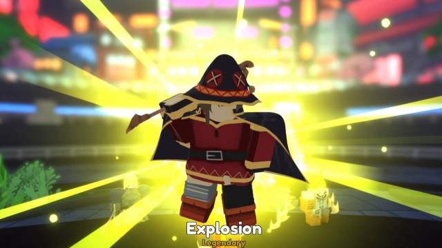 Unidad de explosión en Anime Clash Roblox Experience