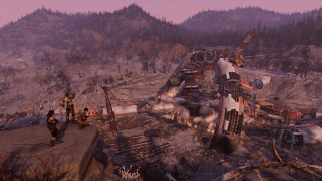 Una colonia en Fallout 76.