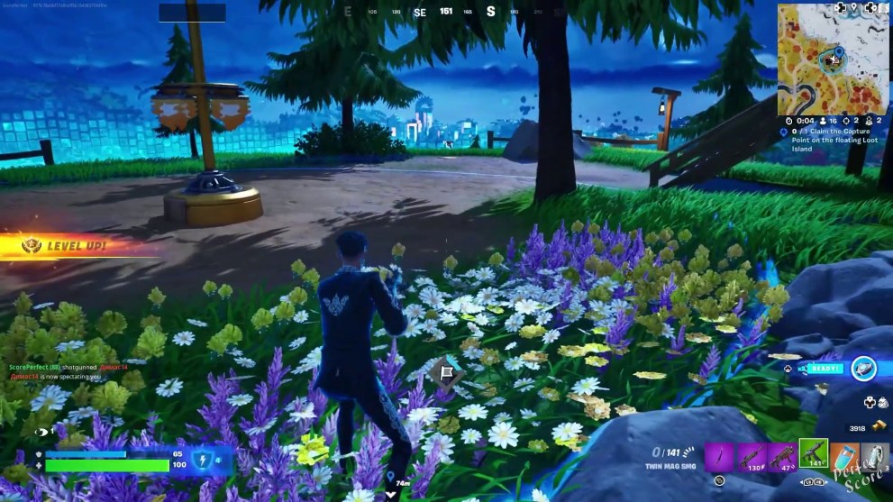 Un punto de captura de Loot Island en Fortnite