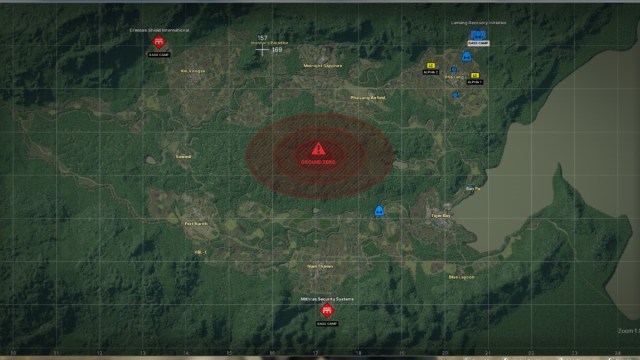 El mapa completo de Gray Zone Warfare.