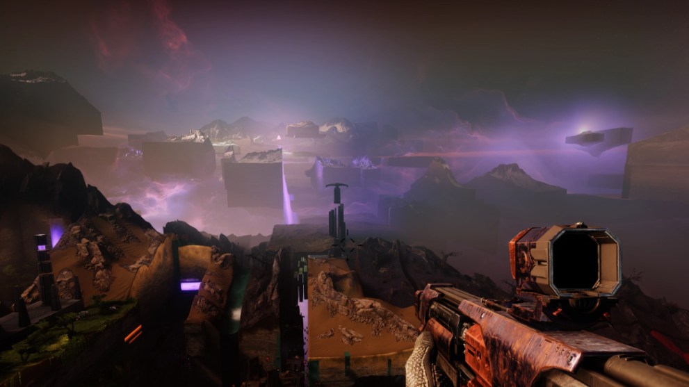 Destiny 2 Final Shape Todas las misiones de campaña: un guardián contempla un paisaje finalizado en Iconoclasm. 