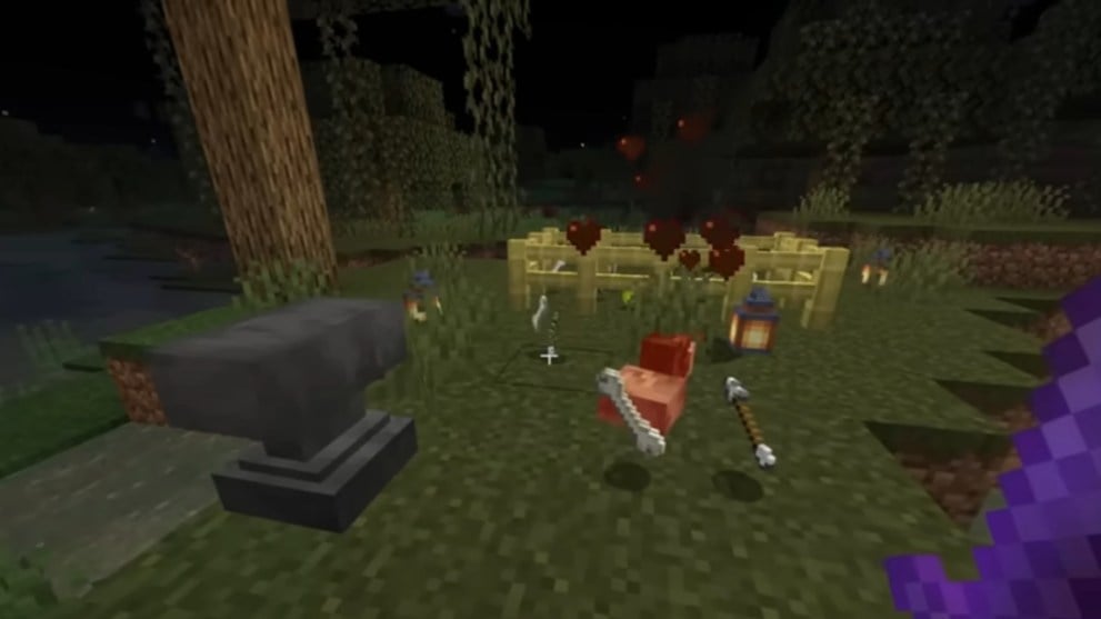 minecraft sumido la multitud cae al suelo