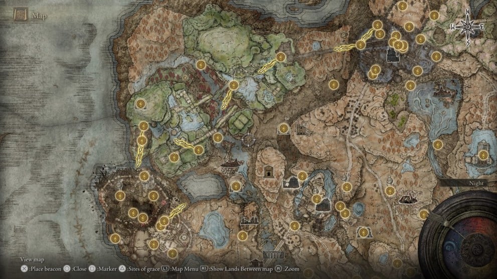 Cómo y dónde encontrar todos los fragmentos de mapas en Elden Ring Shadow of the Erdtree Rauh Ruins