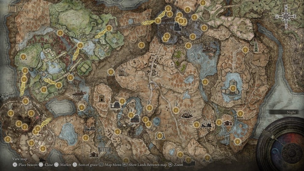 Cómo y dónde encontrar todos los fragmentos de mapas en Elden Ring Shadow of the Erdtree Scadu Altus